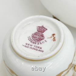 10 Minton England Gilt Porcelain Demitasse Cup & Saucers