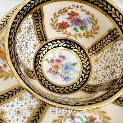 11 Paragon England Hand Painted Porcelain Demitasse Cup & Saucers Artist Signed