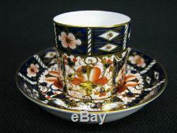 11 Pc Royal Crown Derby Traditional IMARI Tiffany Demitasse Cups & Saucers