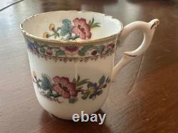 12 Coalport Ming Rose Bone China Demitasse Cups and Saucers