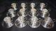 12 Gorham Sterling Silver Demitasse Cup Holders And Saucers A5549 & A5550