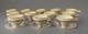 (12) Lenox Demitasse Cups With M. Fred Hirsch Sterling Silver Liners & Saucers