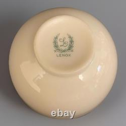 (12) Lenox Demitasse Cups with M. Fred Hirsch Sterling Silver Liners & Saucers