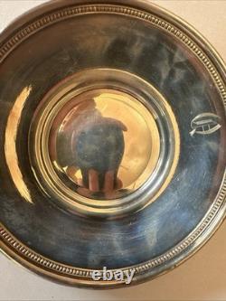 12 Sets Gorham sterling silver & Lenox porcelain demitasse cups & saucers EVC