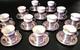 12 Sets Lenox Demitasse 2oz Cups And Saucers Whiting Sterling Silver In Case