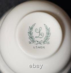 12 Sets Lenox Demitasse 2oz Cups and Saucers Whiting Sterling Silver in Case