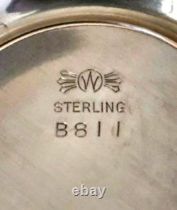 12 Sets Lenox Demitasse 2oz Cups and Saucers Whiting Sterling Silver in Case