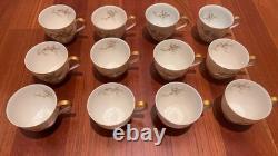 12 Theodore Haviland Rosalinde New York America France Demitasse Cups & Saucers