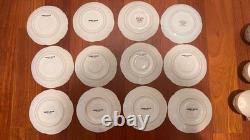 12 Theodore Haviland Rosalinde New York America France Demitasse Cups & Saucers