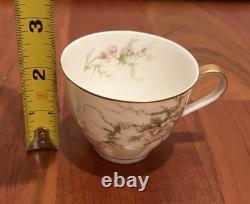 12 Theodore Haviland Rosalinde New York America France Demitasse Cups & Saucers