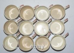 12 Wedgwood Harvard University Demitasse Cups & Saucers 300th Anniversary 1936