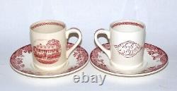 12 Wedgwood Harvard University Demitasse Cups & Saucers 300th Anniversary 1936