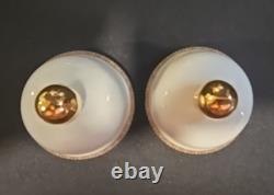 17pc Imperial Japan Design Demitasse Footed Cups Saucers Creamer Sugar Gold Gild