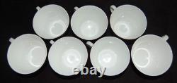 17pc Set Spisa Ribb Demitasse/Expresso Cups & Saucers MCM Gustavsberg Sweden Sig