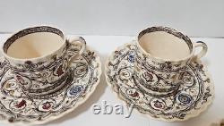 1880 WT Copeland & Sons Florence Demitasse Cups Saucer Set Of 6 L80