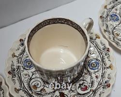 1880 WT Copeland & Sons Florence Demitasse Cups Saucer Set Of 6 L80