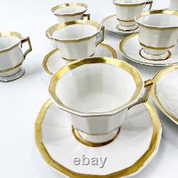 19 Pcs T&V Tressemanes & Vogt Limoges La Cloche Demitasse Espresso Cups Saucers