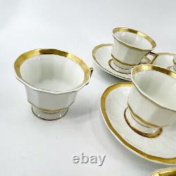 19 Pcs T&V Tressemanes & Vogt Limoges La Cloche Demitasse Espresso Cups Saucers