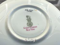 1902-1922 Royal Doulton / Tiffany & Co Porcelain Cobalt Blue Gold Demitasse Cup