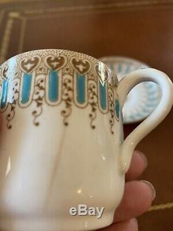 1904 White Star Line Wisteria Pattern Porcelain Demitasse Cup And Saucer