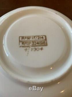 1904 White Star Line Wisteria Pattern Porcelain Demitasse Cup And Saucer