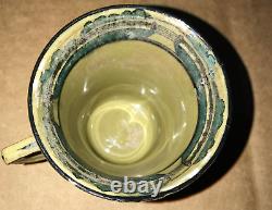 1909 Deldare Buffalo Pottery Teacup Tea Cup Set and Saucers 4 Pieces Demitasse