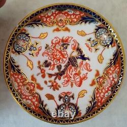 1913 Royal Crown Derby Kings Pattern 383 Demitasse Cups & Saucers Imari Style