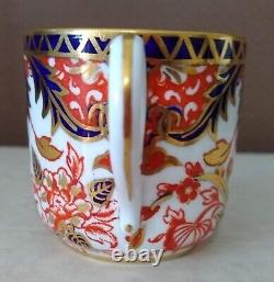 1913 Royal Crown Derby Kings Pattern 383 Demitasse Cups & Saucers Imari Style