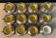 1920's Lenox China And Sterling Silver Demitasse Cups & Saucers (set Of 11 + 1)
