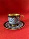 1924 Rare Royal Worcester Royal Lily Demitasse Duo