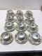 1925-1936 Set Of 12 Theodore Haviland Limoge Aquitania Demitasse Cups & Saucers