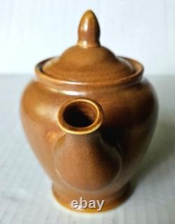 1930 Homer Laughlin Wells Art Demitasse Cafe Pot Sugar Creamer 4 Cups 5 Saucers