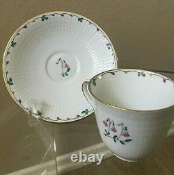 1960s RORSTRAND SWEDEN LINNEA ADELBORG PORCELAIN GILD DEMITASSE CUP SAUCER SET