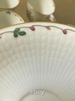 1960s RORSTRAND SWEDEN LINNEA ADELBORG PORCELAIN GILD DEMITASSE CUP SAUCER SET