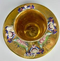19th Century Capodimonte Demitasse Cup And Saucer