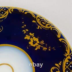 2 Antique c1890 Austrian Royal Vienna Demitasse Espresso Cup & Saucer Gold Gilt