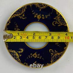 2 Antique c1890 Austrian Royal Vienna Demitasse Espresso Cup & Saucer Gold Gilt