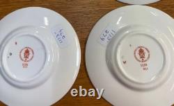 2 Royal Crown Derby Old Imari 1128 Demitasse Cups & Saucers