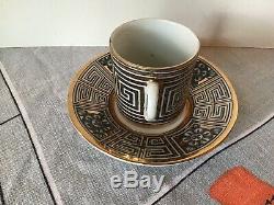 #2 Vintage GRECA Fornasetti Italian Pottery Demitasse Cup Saucer