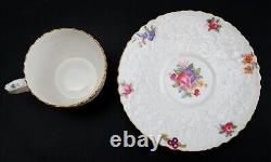 24pc Set Copeland Spode Savoy Dresden Rose Porcelain Demitasse Cups & Saucers