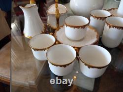 25 Pcs Tressemann and Vogt T&V Limoges Chocolate Set with Demitasse Cups Saucers