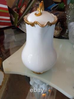 25 Pcs Tressemann and Vogt T&V Limoges Chocolate Set with Demitasse Cups Saucers