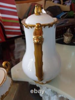 25 Pcs Tressemann and Vogt T&V Limoges Chocolate Set with Demitasse Cups Saucers