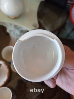 25 Pcs Tressemann and Vogt T&V Limoges Chocolate Set with Demitasse Cups Saucers