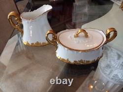 25 Pcs Tressemann and Vogt T&V Limoges Chocolate Set with Demitasse Cups Saucers