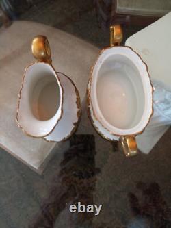 25 Pcs Tressemann and Vogt T&V Limoges Chocolate Set with Demitasse Cups Saucers