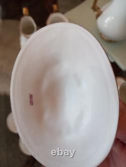 25 Pcs Tressemann and Vogt T&V Limoges Chocolate Set with Demitasse Cups Saucers