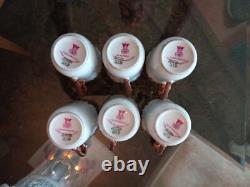 25 Pcs Tressemann and Vogt T&V Limoges Chocolate Set with Demitasse Cups Saucers