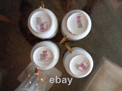 25 Pcs Tressemann and Vogt T&V Limoges Chocolate Set with Demitasse Cups Saucers