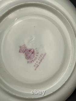 3 Minton for Tiffany H9 Gold Encrusted 2 Demitasse Cup & Saucer Sets c. 1900